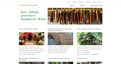 Desktop Screenshot of potravinovezahrady.cz